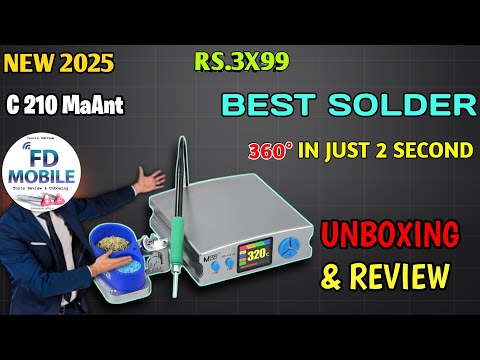 "MaAnt C210 Solder Station Unboxing & Review: Is It Worth It?"