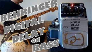 Video thumbnail for Behringer Digital Delay DD100 (Bass Teaser Demo) by Jo Bass