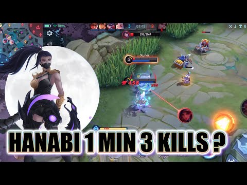HANABI 1 MIN 3 KILLS ? MLBB - SOLO RANK -