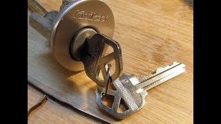 New Kwikset Deadbolt Lock Picked Open Using Bobby Pins Hair Clips