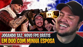 Resolvi TESTAR um NOVO FPS GRÁTIS... mas com MINHA ESPOSA 😂 | SUDDEN ATTACK: ZERO POINT