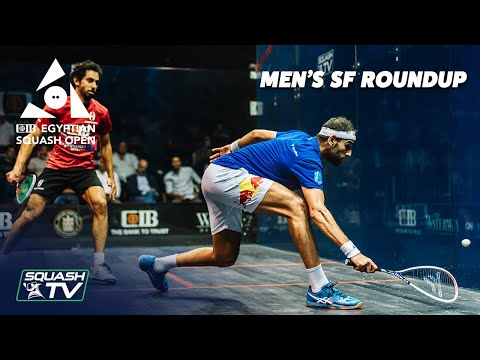 Squash: CIB Egyptian Open 2021 - Men's Semi Finals Roundup