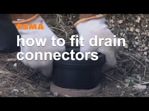 How to fit drain connectors - OSMA Soil & Waste