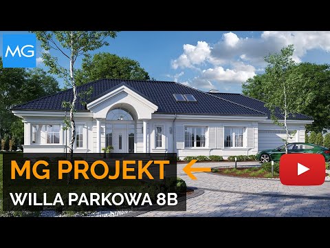 Projekt domu Willa Parkowa 8 B MG Projekt - 161,28 m²