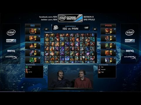 paiN Gaming vs. Isurus Gaming Match 1 IEM Sao Paulo - League of Legends
