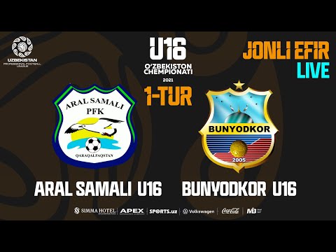 U-16 Chempionati. B Guruhi 1-tur. Aral Samali - Bunyodkor. LIVE