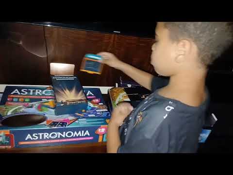 Experiência 1 do kit astronomia