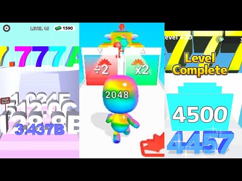 2048 | ball run 2048 ball run Infinity Man Runner 2048 vs Number Merge Run Shooting vs Number Master