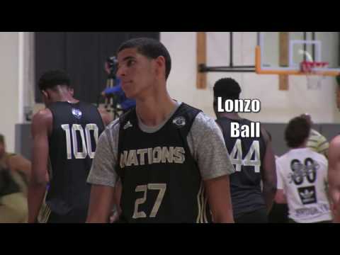Lonzo Ball KILLS its at Adidas Nations 2015 | Crazy Senior Season!