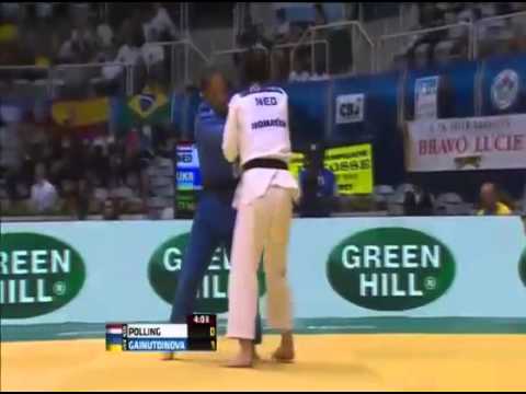 POLLING, Kim NED)  GAINUTDINOVA, Luiza (UKR) 70 kg IJF World Championship Seniors 2013