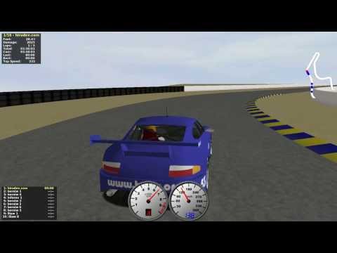TORCS gameplay Car2-Trb1 versus all on Road Tracks - Vineyard