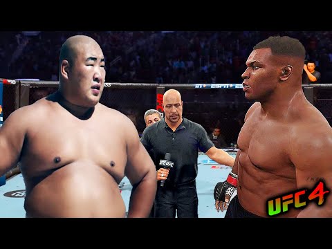 Mike Tyson vs. Big Athlete Japanese (EA sports UFC 4)