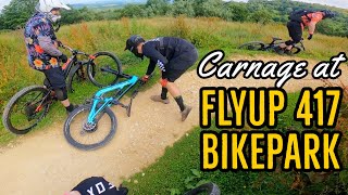 Crashing and Carnage at Flyup 417 Bike Park