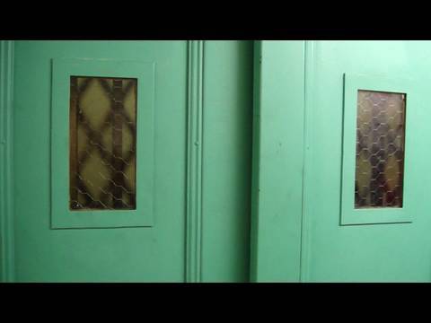 Old Otis Traction elevator @ Rush Rhees Library University of Rochester NY from 1930