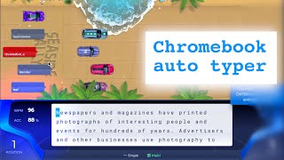 Chromebot - nitro type auto typer for chromebooks