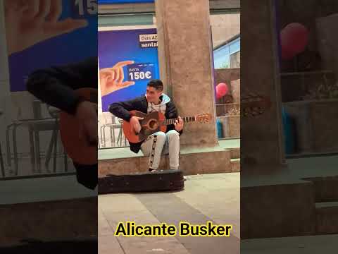 spanish busker, #busking #streetentertainment #alicante