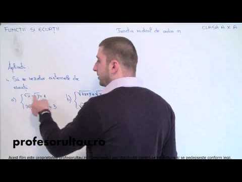 21   cls10   Functii si ecuatii   functia radical de ordin n   aplicatii   partea 4