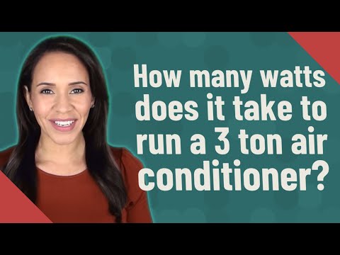YouTube video about: What size generator to run 3 ton ac unit?