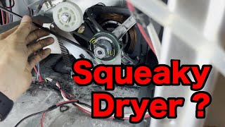 How to Fix Noisy Squeaky Worn Dryer Idler Pulley Wheel Belt