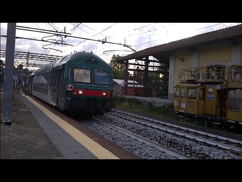 E464 079+7 piano ribassato, E464 405+7 2 piani - Monza - 07/07/2020