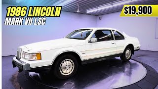 Video Thumbnail for 1986 Lincoln Mark VII LSC