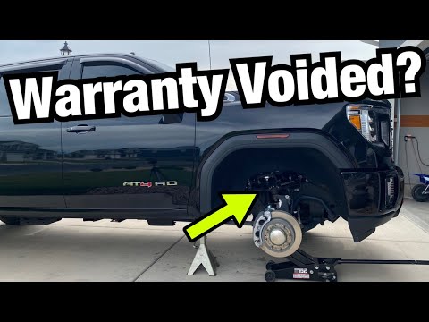 Fixing what GM wont on my 2020 AT4 HD & Improving the Ride Quality #gmc #at4 #duramax