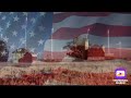 End of the world but with the U.S. national Anthem