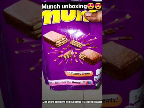 Nestle Munch yummy treat pack unboxing #shorts #ytshorts