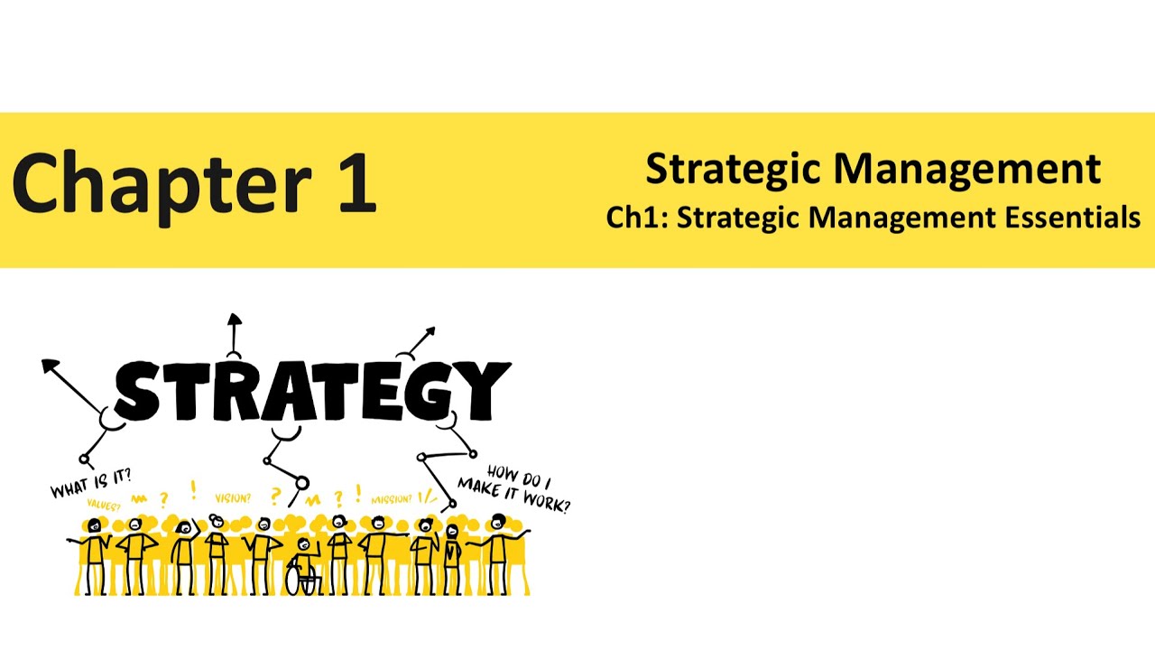 Strategic Management Essentials | strategic management chapter 1  (MGMT 311)
