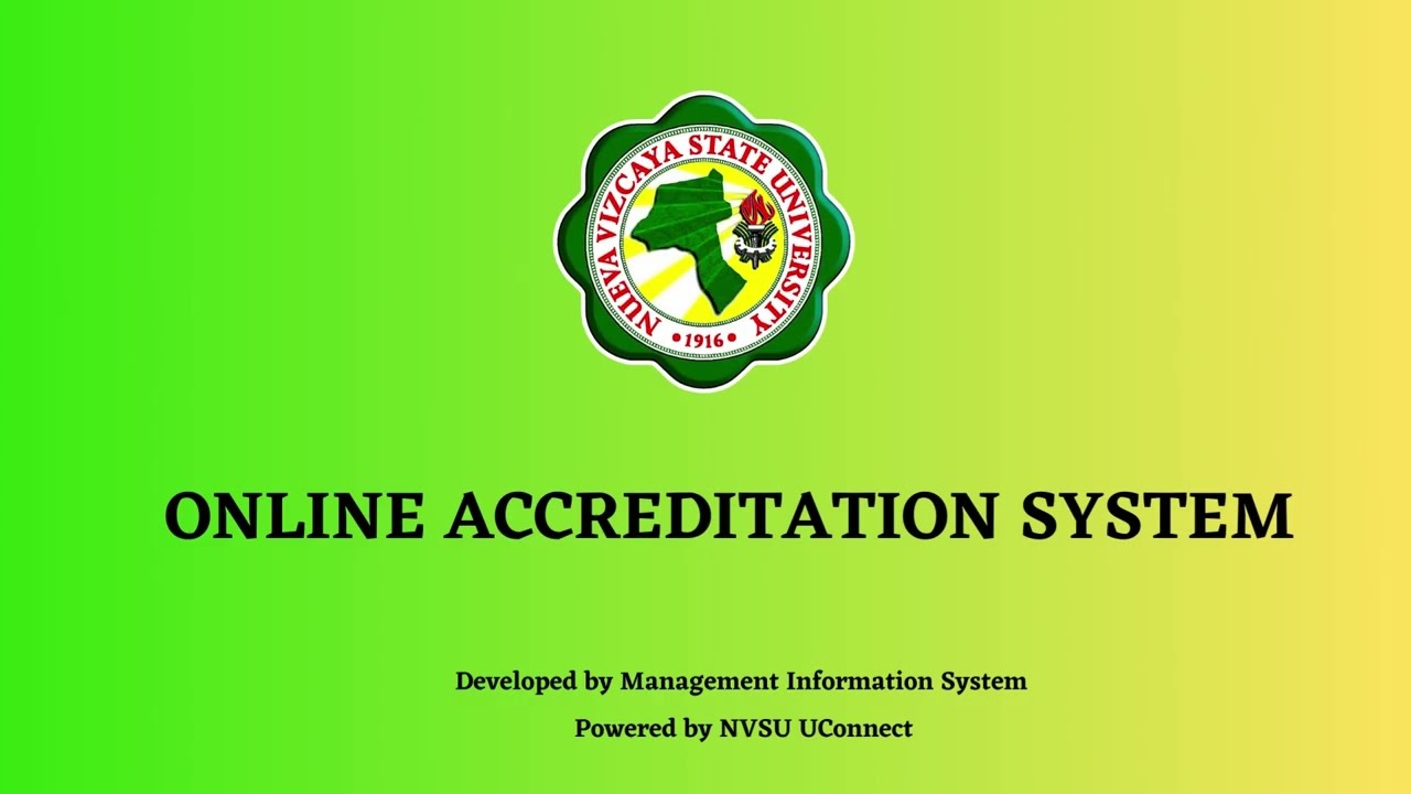 Accreditation Tutorial | NVSU