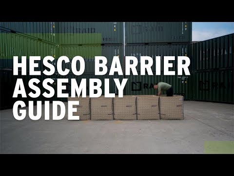 HESCO BARRIER assembly guide