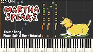 Martha Speaks ~ Theme Song ~ Piano Solo & Duet