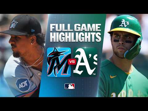 애슬레틱스 VS 마이애미 8:9 MLB 하이라이트