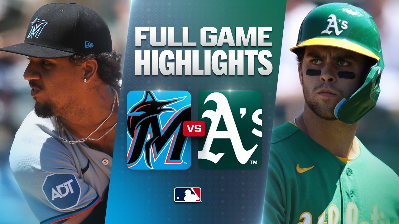 7월6일 마이애미 애슬레틱스 MLB 하이라이트