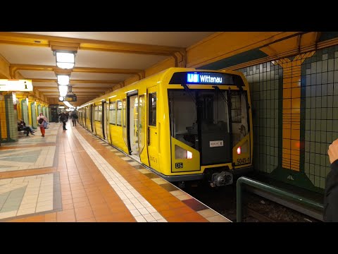 Mitfahrt in der U8 von Osloer Straße bis Wittenau im H01 5045
