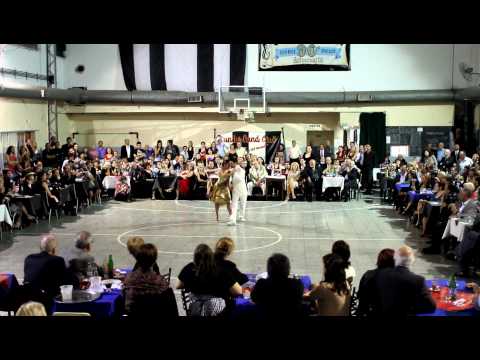  Javier Rodriguez  and  Virginia Pandolfi  are  dancing  to  the  tango  "  Nada Mas  "