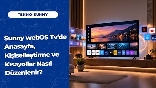 Sunny webOS TV’de Ana Sayfa, Kişiselleştirme ve Kısayollar Nasıl Düzenlenir?