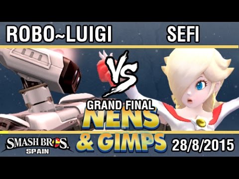 Nens&Gimps - Robo~Luigi (R.O.B) VS SefiCompacto (Estela y Destello) SSB4 Grand Final- Top 8