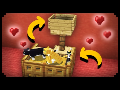 ✔ Minecraft: Working Cat House