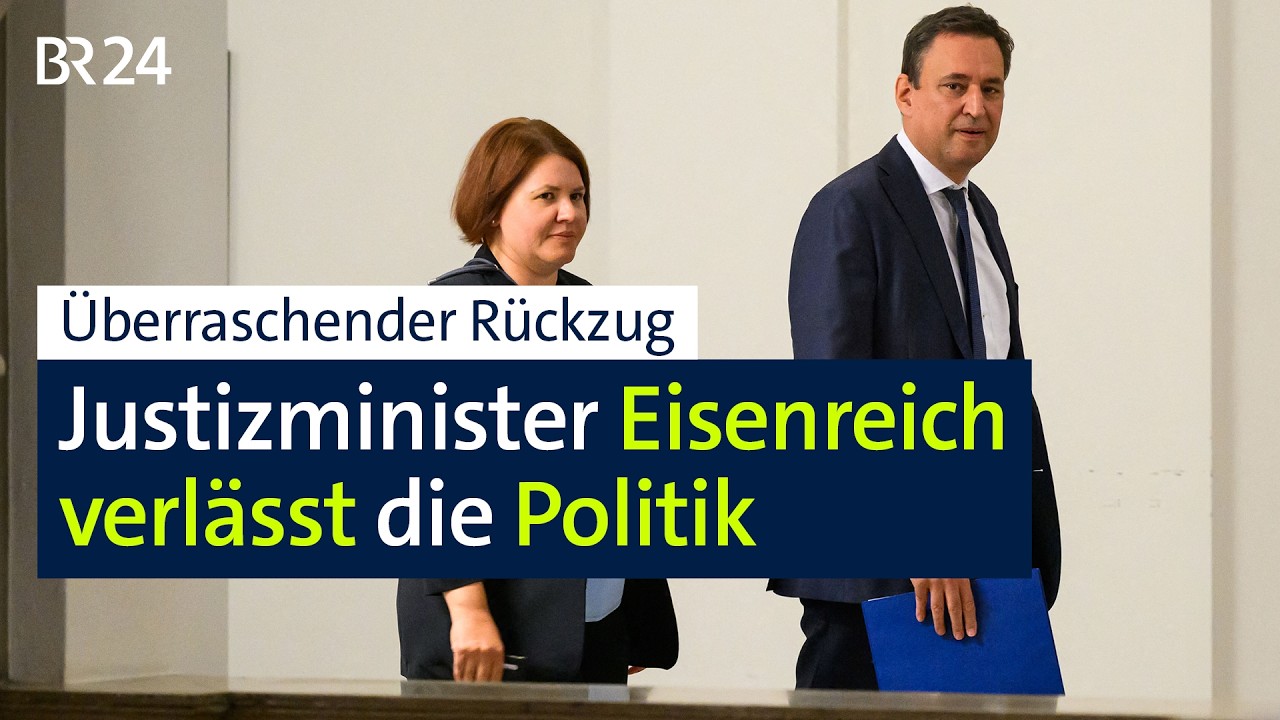 Überraschender Rückzug: Justizminister Eisenreich verlässt die Politik | BR24
