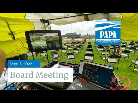 PAPA Board Meeting - Sept 13, 2022