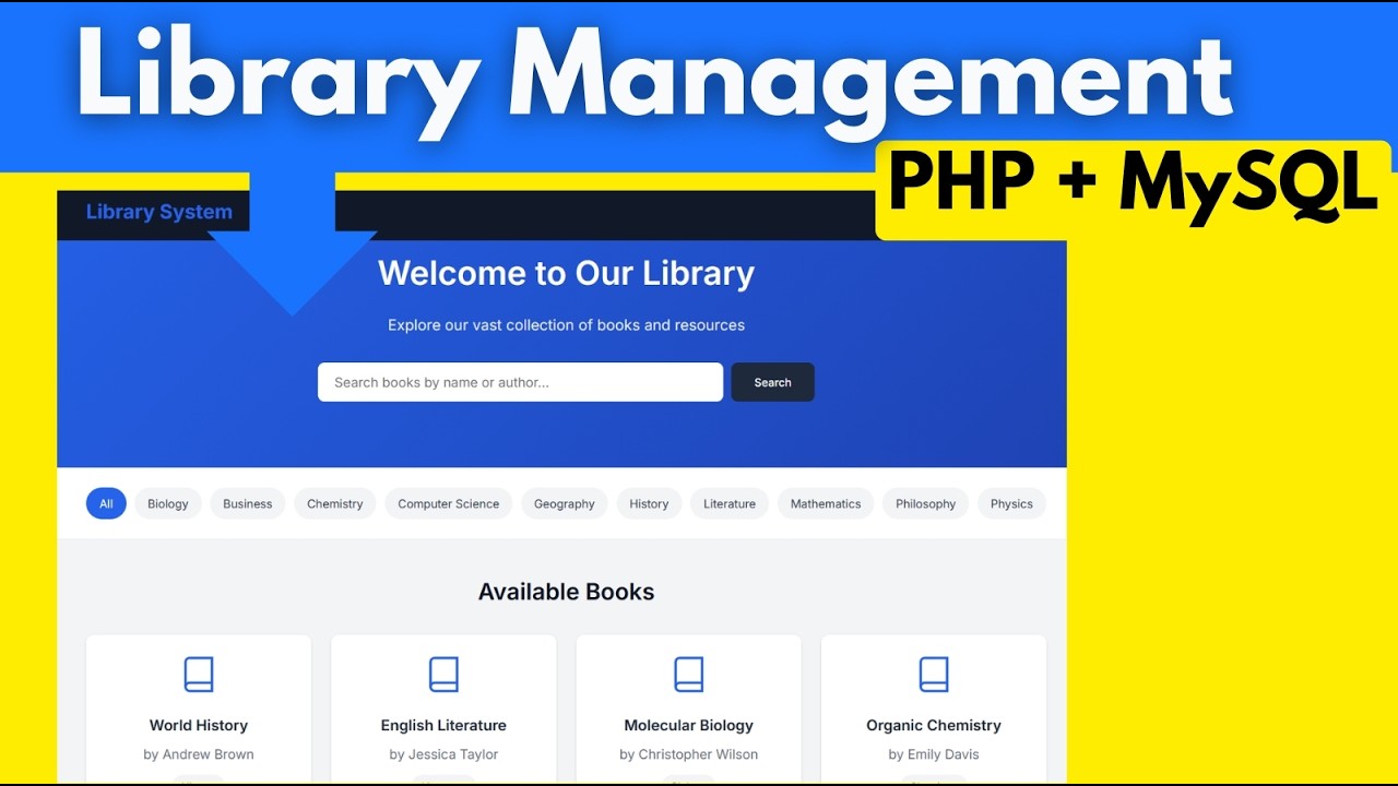 I Built a Complete Library Management System Using FREE AI (PHP Project)