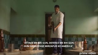 Mirzapur scene- Guddu kills dealers in locked room
