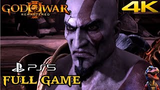 God of War 3 Remastered: Full Game Longplay | PS5 4K 60FPS