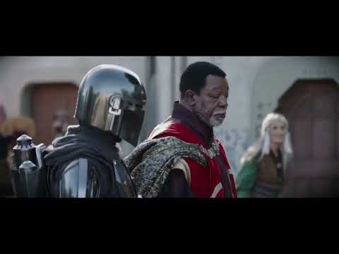 Star Wars The Mandalorian 2023 Greef Karga Talks About Cara Dune 1080p