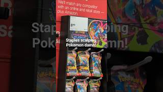 Staples scalping Pokemon!