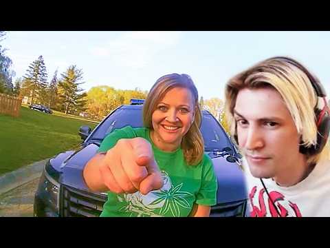 She Laughed After Crashing Into Motorcyclist | xQc Reacts