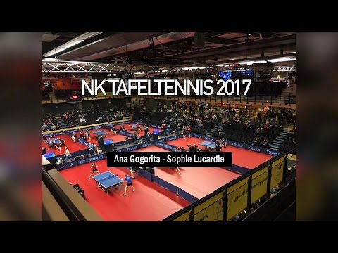 NK Tafeltennis 2017 Ana Gogorita - Sophie Lucardie