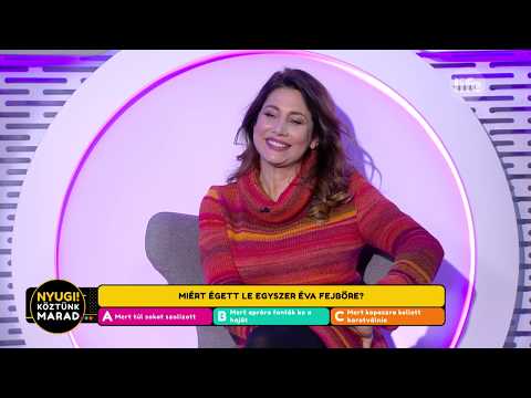 Fájdalmas baleset: ettől égett le Horváth Éva fejbőre