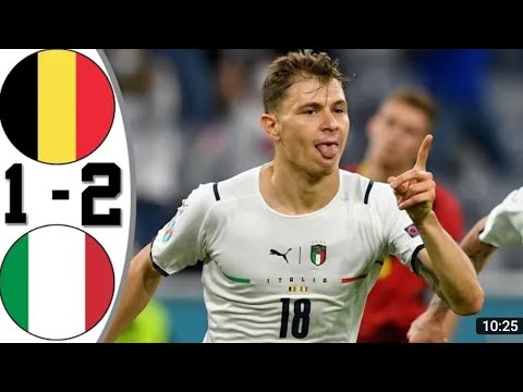 Belgium 1:2 Italy Fulltime Highlights and all goals | Euro Quarter Finals 2021